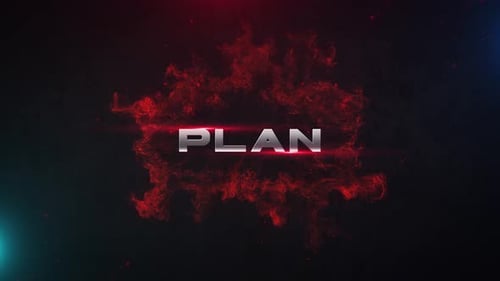 Fiery Energetic Text Reveal with Lens Flare