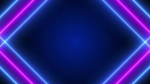 Abstract Backgrounds Seamless Loop Line Rotation Colorful Neon Illuminated