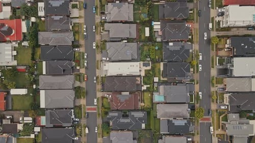 drone of house in Sydney,Australia,drone,Sydney,overhead,road,street,house,block,suburb,cars,neighbo