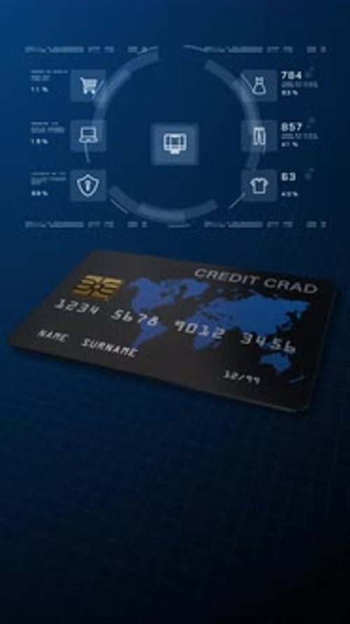 Digital Credit Card Globe 02034