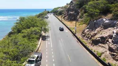 Drone Footage of Hawaii, Oahu. Full HD