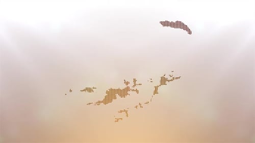 Digital Pixel Map Reveal Animation for Global Content