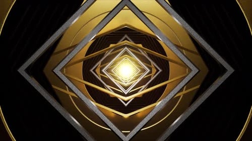 Tunnel géométrique Art Déco