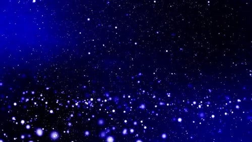 Particles Blue Background Loop