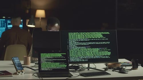Programmers Office at Night