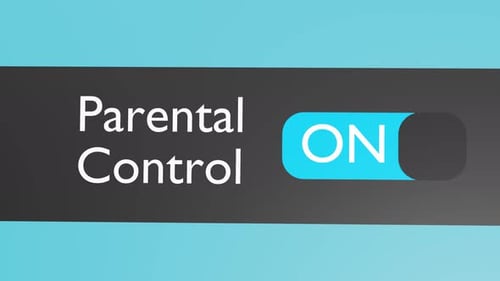 Ative o botão de Controle Parental, controle deslizante.