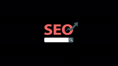 Flat Design SEO Search Engine Optimization Concept Animation
