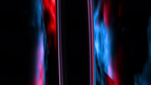Abstract Neon Glowing Vertical Lines Background Loop
