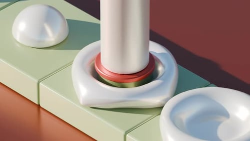 Inflating Abstract Shape 3D Loop