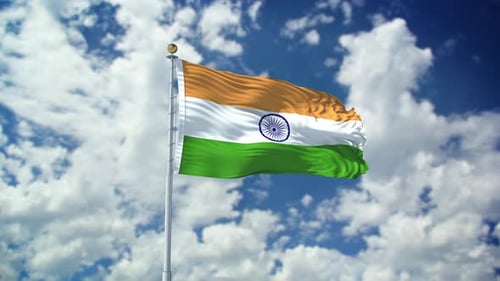 India Realistic Waving 4k