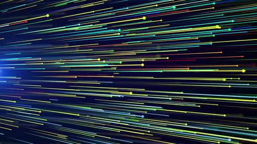 Abstract Data Stream Speed Lines Animated Background