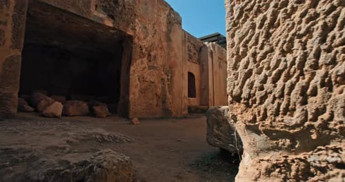 Tomb of the King Ancient Ruins in Paphos Cyprus