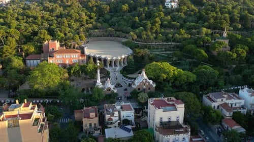 Park Guell by Antonio Gaudi in Barcelona