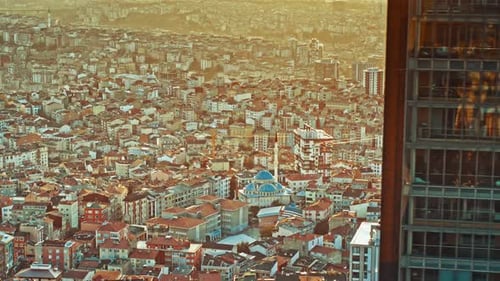 4 K Aerial Views Of Istanbul City, Turkey