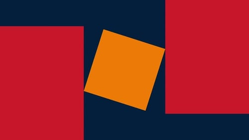 Animated Minimalist Geometric Shape Transition