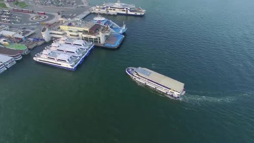 Bostanlı Pier Aerial View