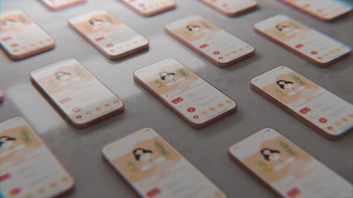 Smartphones com um aplicativo de bem-estar