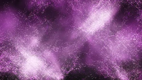 Abstract Purple Glowing Particle Field Background Animation