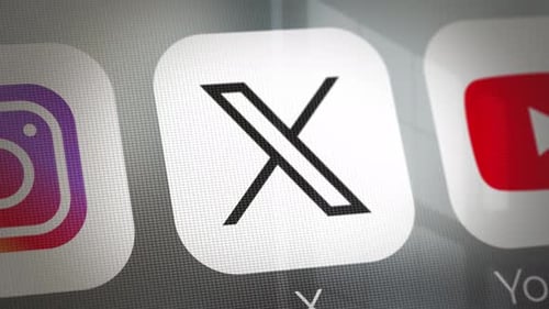 X De cerca con otros íconos de Aplicaciones de Redes Sociales