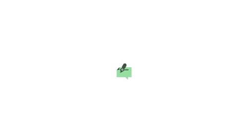 Animationsvideo mit Blogging-Symbolen