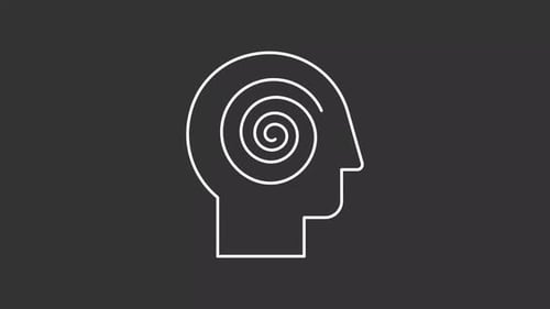 Psychosis white line animation