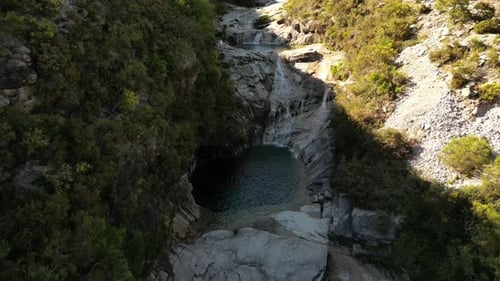 Aerial video of the Panda-Grace National Park, Portugal