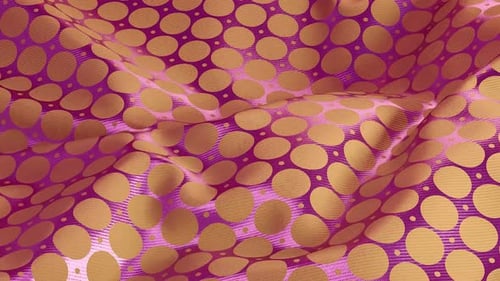 Wellenförmiges Seidentuch, das im Wind flattert. Zärtlichkeit und Luftigkeit.