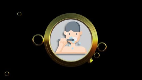 Zähne putzen Alpha Icon V3