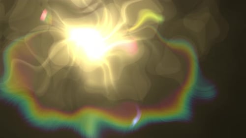Wellenförmiges fraktales Geräusch einer Lichtrefleck-Animation