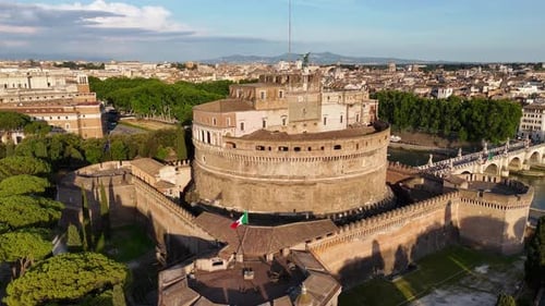 Aerial View The Castle of St Angelo is a Roman Architectural Monument