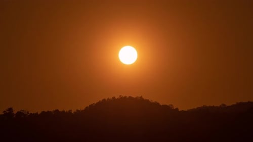 Time lapse of majestic sunset or sunrise landscape beautiful cloud and sky nature landscape scence.