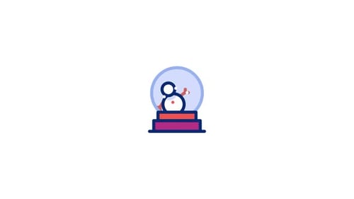 Snow Globe Animated Icon