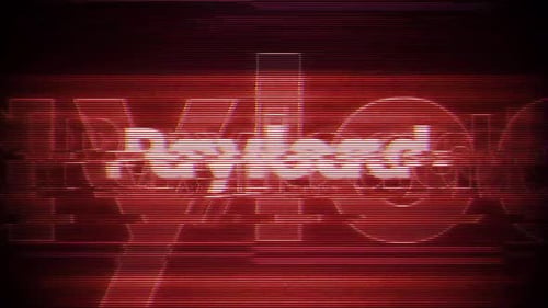Payload Word Vhs Effect On Digital Screen Message