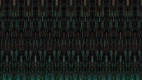 Dynamic Digital Glitch Lines Background Animation