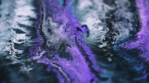 Glitter Paint Splatter Acryl Universe Art Purple