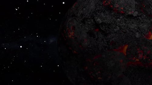 Lava planet animation. 2317
