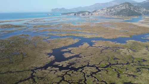 Dalyan Turkey Aerial View