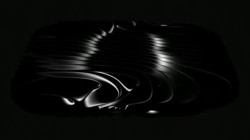 Hintergrund mit schwarzer Plasmaplatte, einzigartiges Design, Reflexion, Exklusiv, 3D-Render