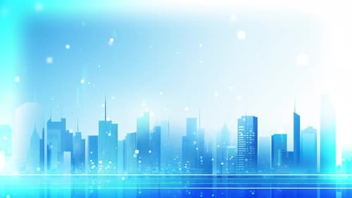 Blue Corporate Background Loop