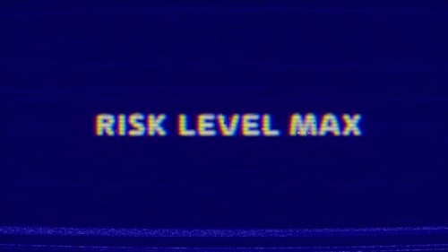 Distorted Digital Glitch Text Animation