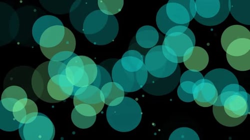 Blue Bokeh Light Background Animation – Soft Glowing Particles