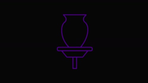 Sketch Line Art Pottery Pot Creation Animation