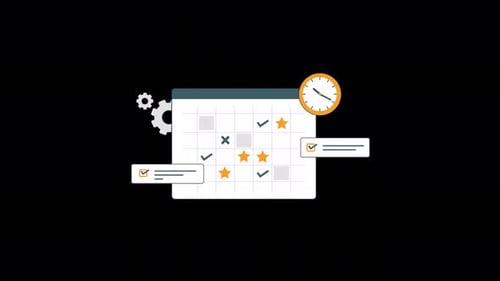 Animated Calendar Scheduling and Task Management