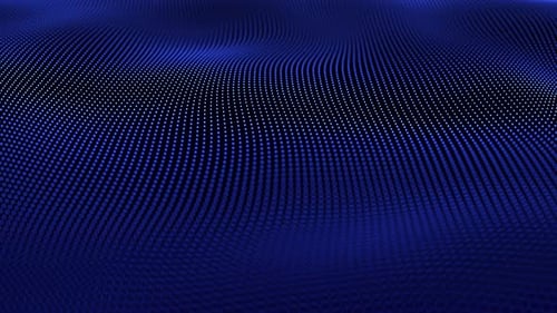 Futuristic Blue Digital Wave Particle Background