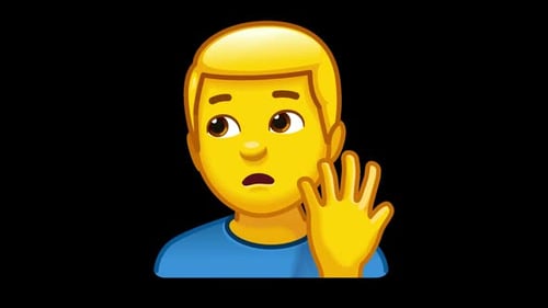 Facepalm animated emoji