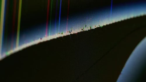 Glitchy Overlay Broken Artifacts Display Defocused