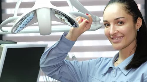 Portrait of a Female Dentist