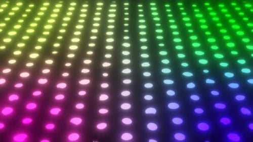 Abstract background of colorful flashing dots, video 4k, 60 fps