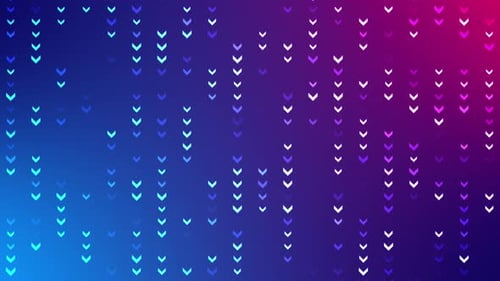 Abstract gradient background. Texture or pattern of arrows. Seamless loop