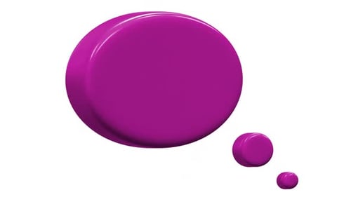Speach Bubble 4 Animated icon Concept